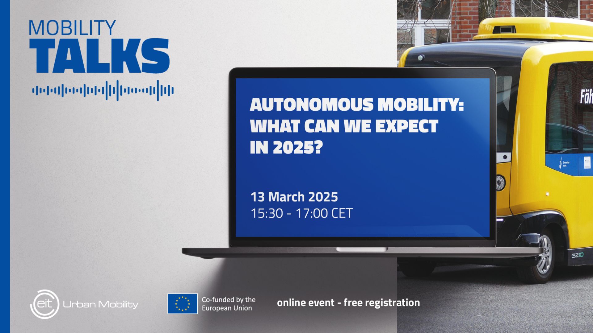 EIT Urban Mobility - Mobility Talks webinar