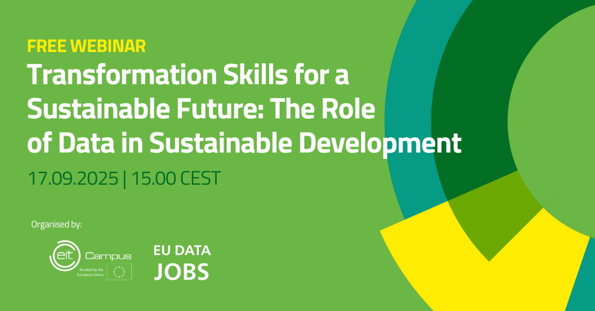EITC x EU Data Jobs event – Landscape Image with event title, date and time